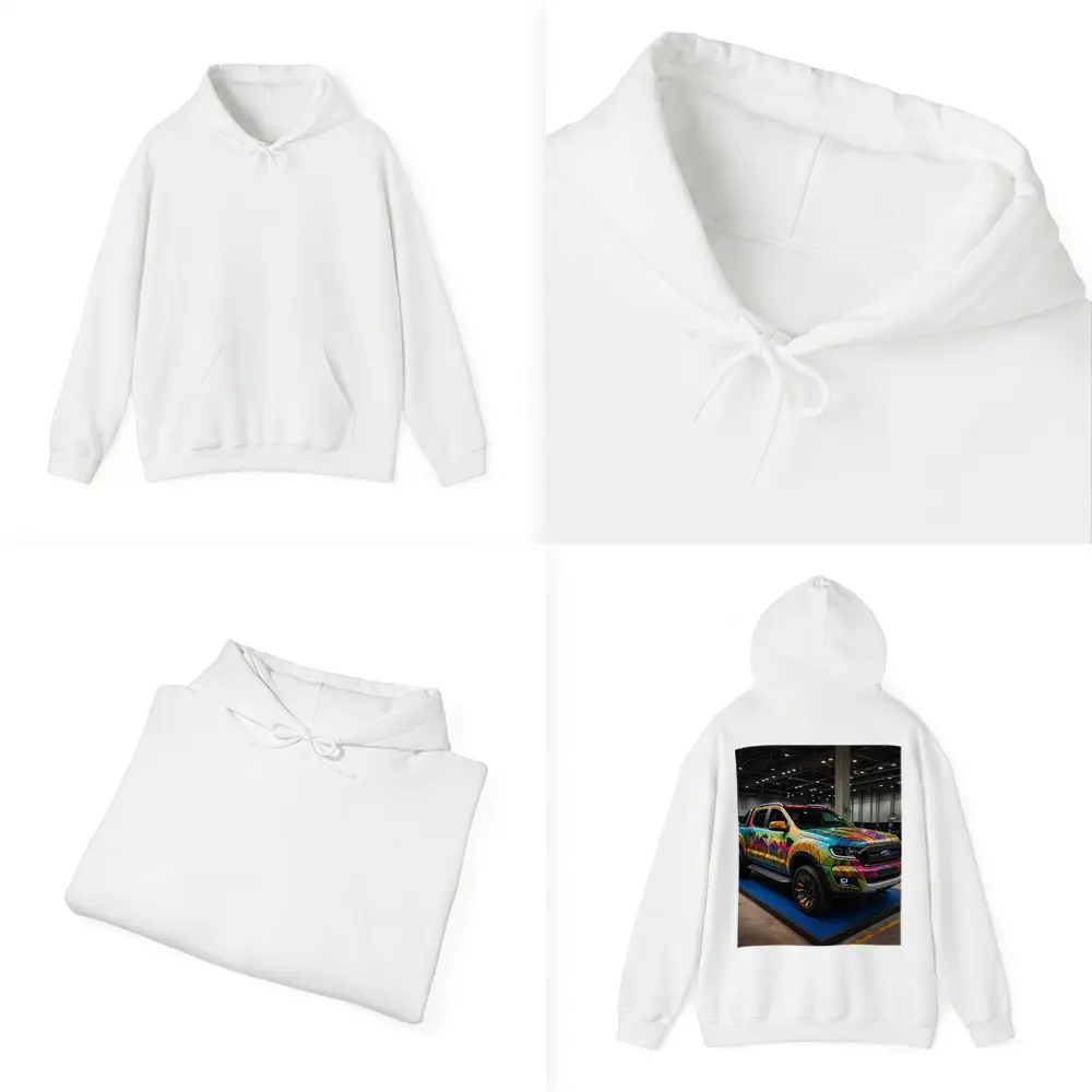 Ford Ranger Colorful Wrap Art Show – Hoodies