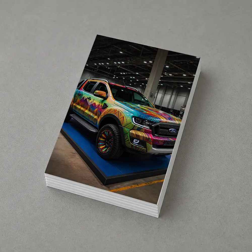 Ford Ranger Colorful Wrap Art Show – Postcards
