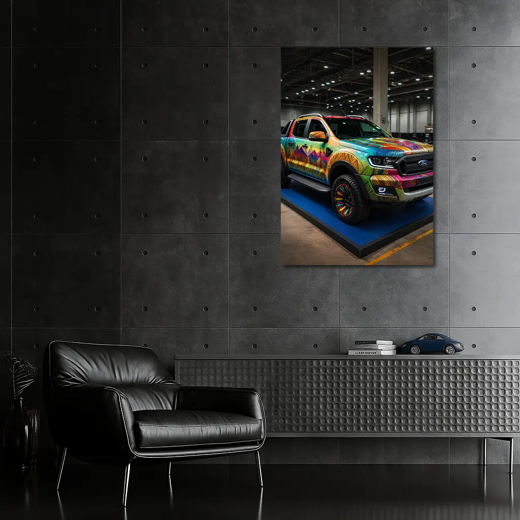 Ford Ranger Colorful Wrap Art Show – Wall Art