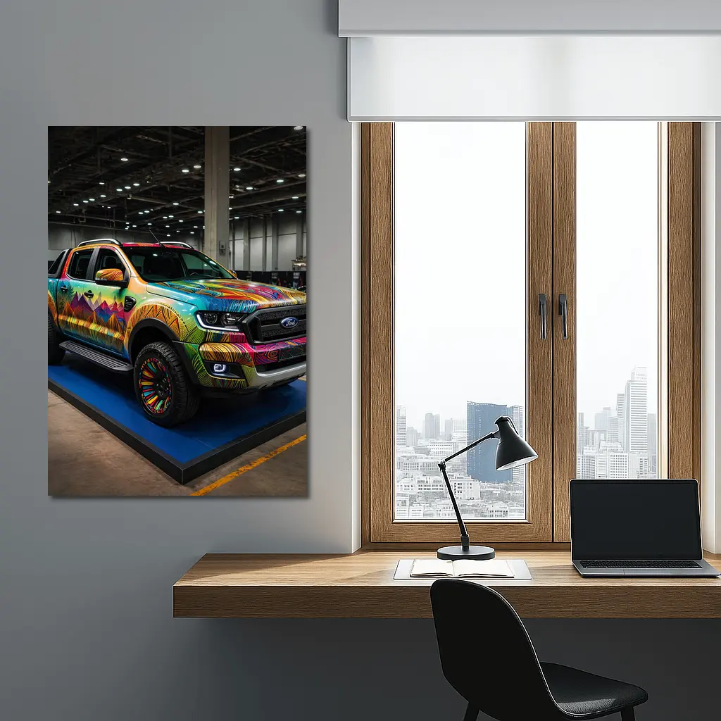 Ford Ranger Colorful Wrap Art Show – Wall Art
