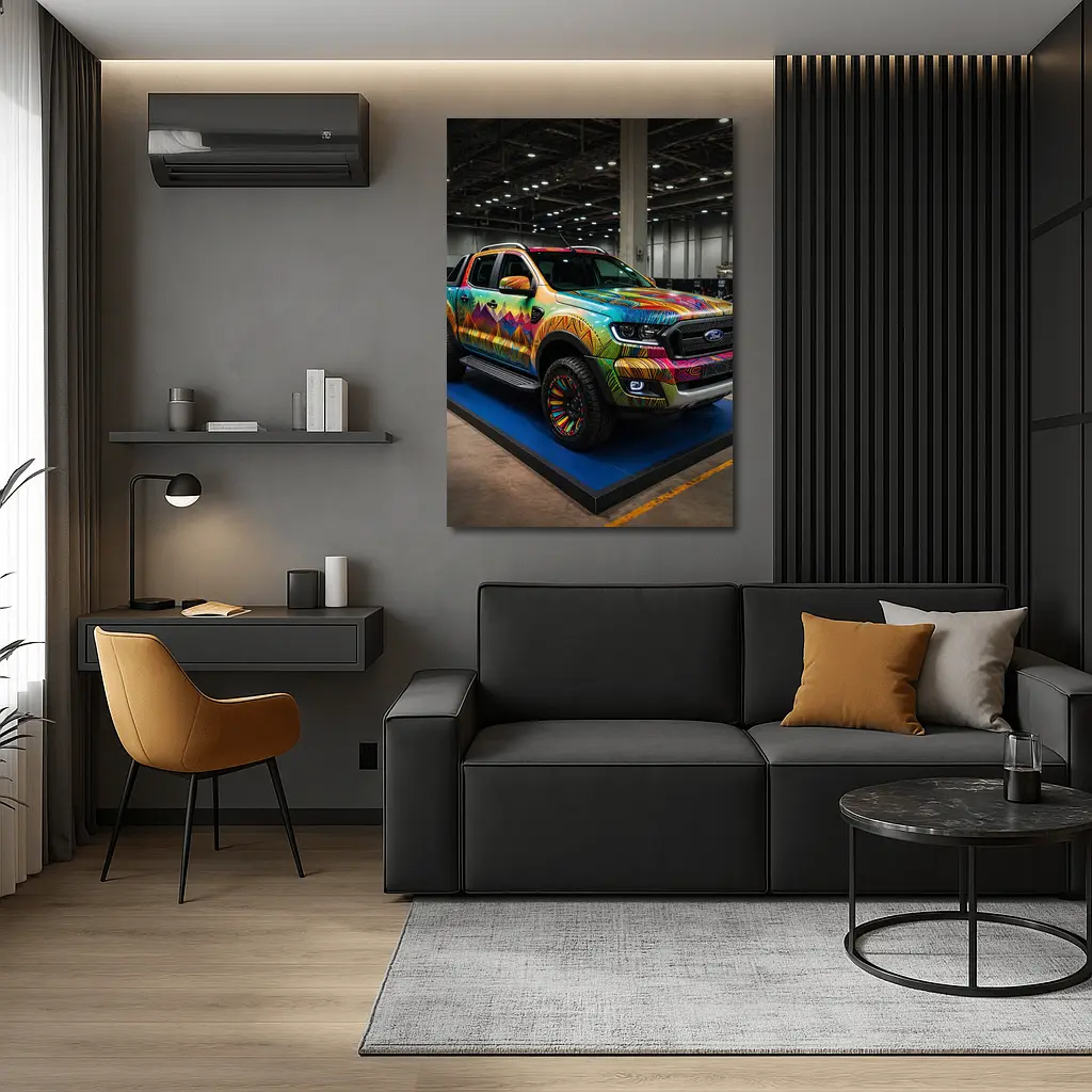 Ford Ranger Colorful Wrap Art Show – Wall Art
