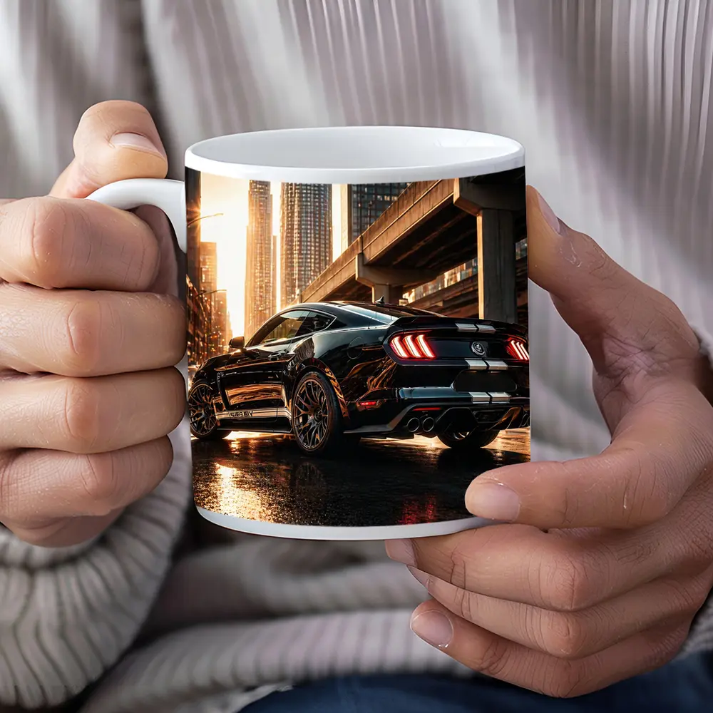 Ford Shelby GT500 Black City Sunset – Mugs