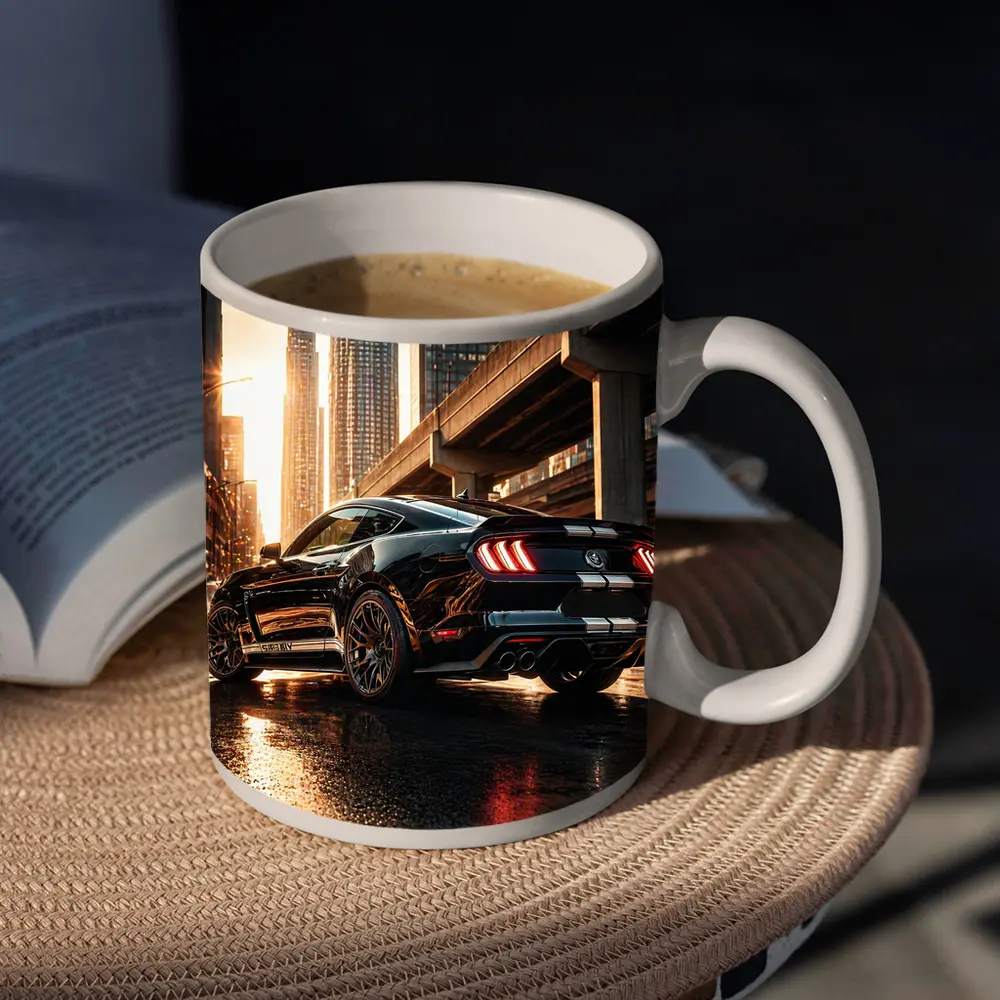 Ford Shelby GT500 Black City Sunset – Mugs