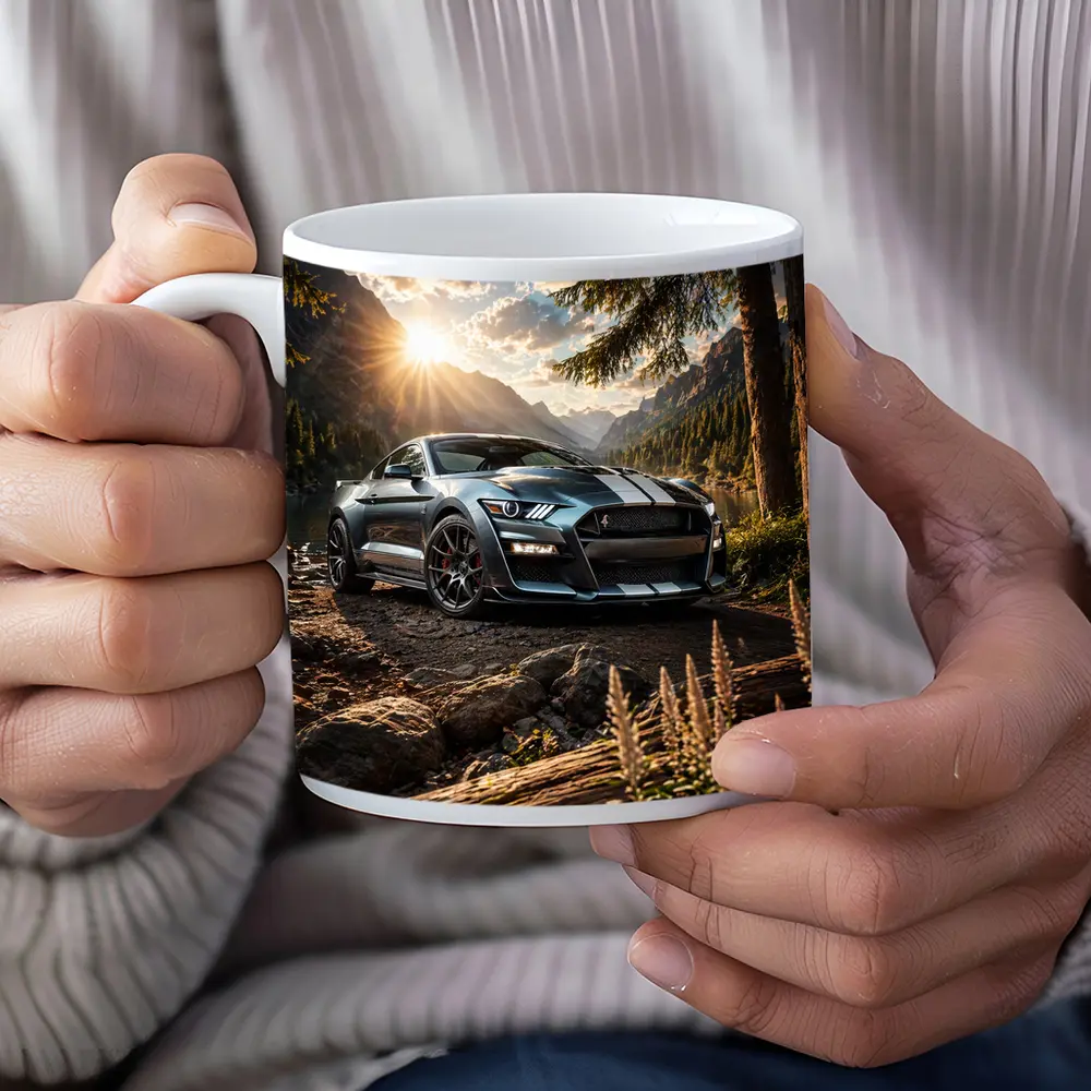 Ford Shelby GT500 Mustang Mountain Lake Setting – Mugs