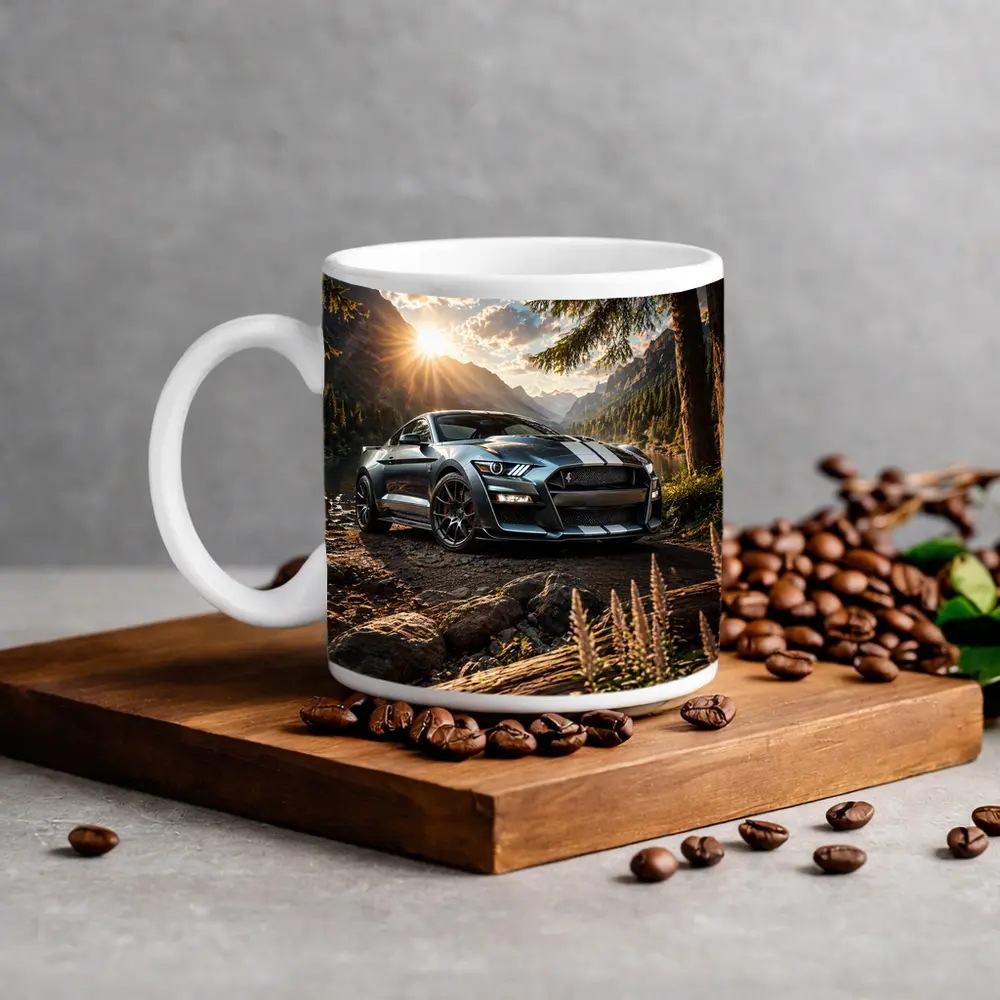 Ford Shelby GT500 Mustang Mountain Lake Setting – Mugs