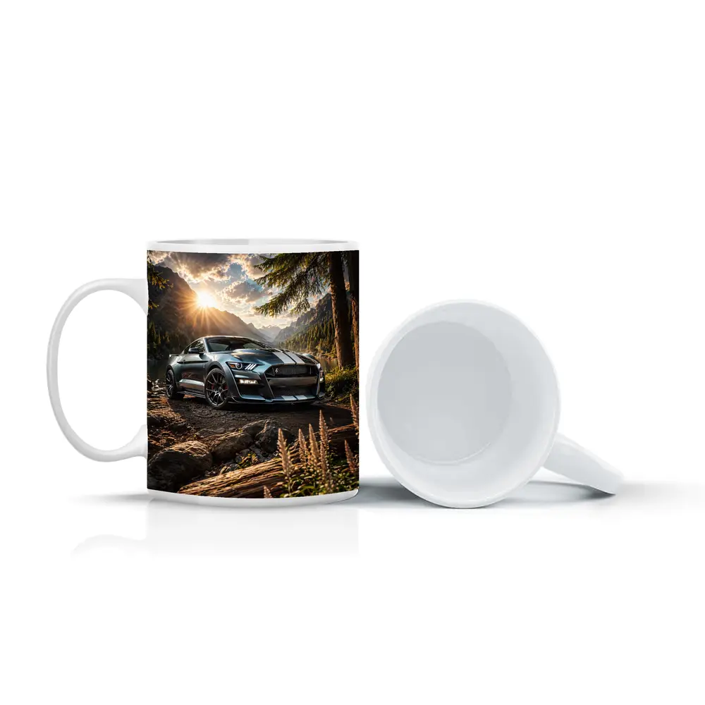 Ford Shelby GT500 Mustang Mountain Lake Setting – Mugs