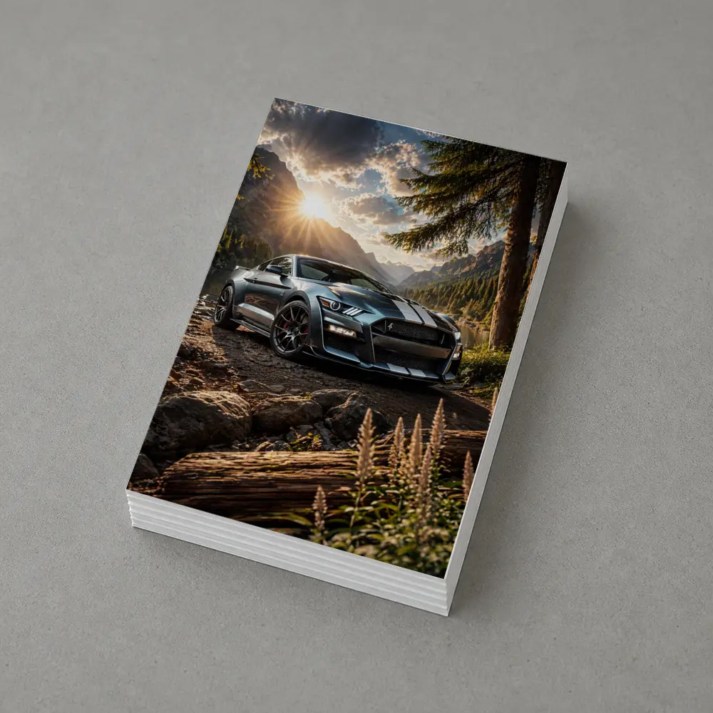 Ford Shelby GT500 Mustang Mountain Lake Setting – Postcards