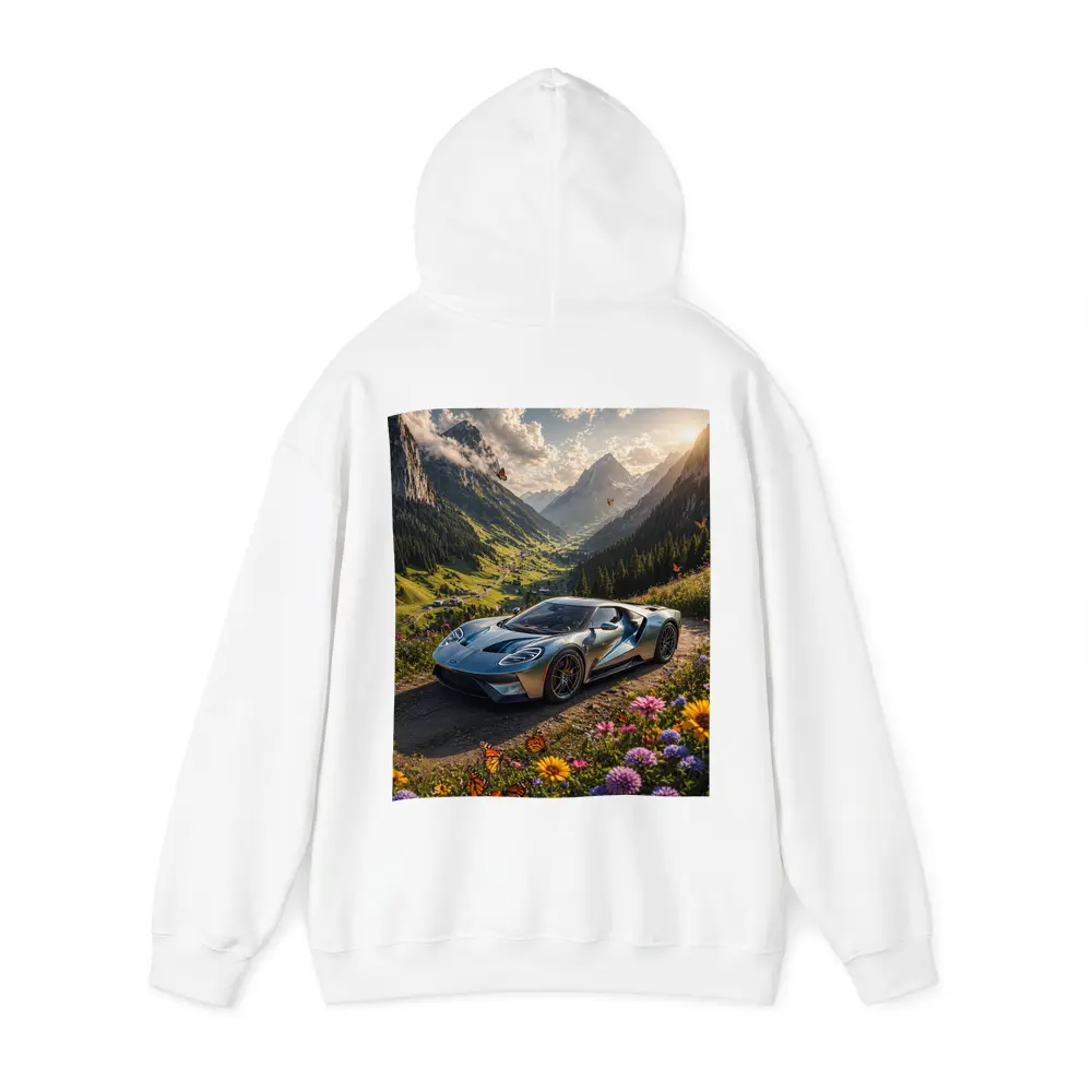 Ford GT Supercar Alpine Valley Wildflowers – Hoodies