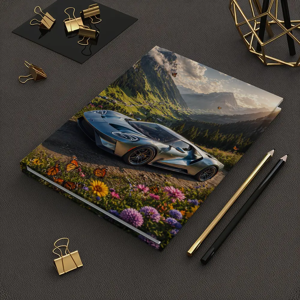 Ford GT Supercar Alpine Valley Wildflowers – Notebooks