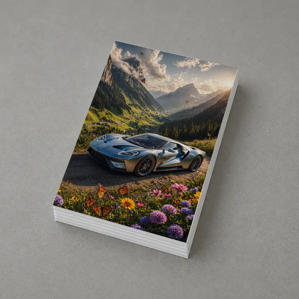 Ford GT Supercar Alpine Valley Wildflowers – Postcards