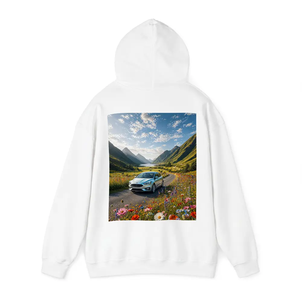 Ford Focus Silver Car Mountain Valley Road – Hoodies