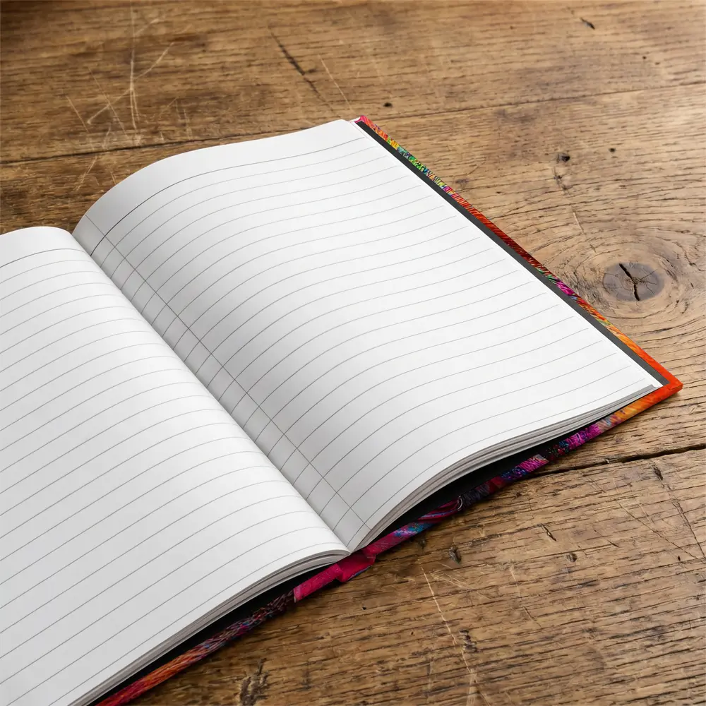 Colorful Fox Holding Holi Powder Jar – Notebooks