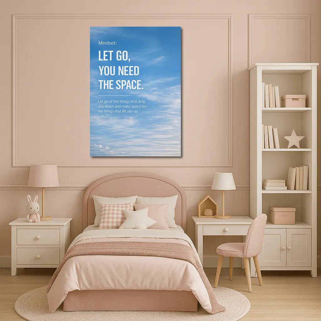 Let Go You Need The Space Sky – Wall Art