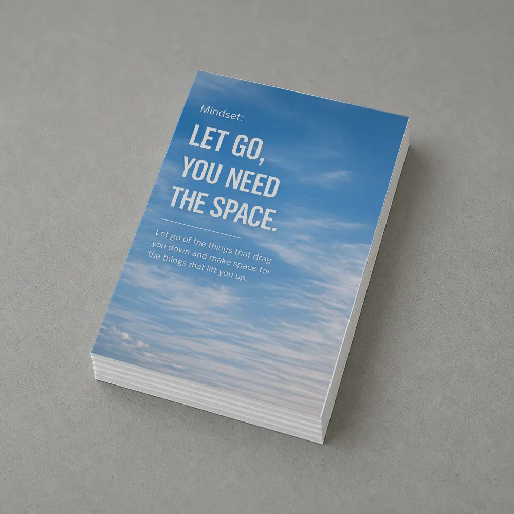 Let Go You Need The Space Sky – Postcards