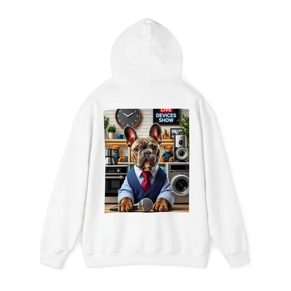 French Bulldog Host Live Devices Show – Hoodies