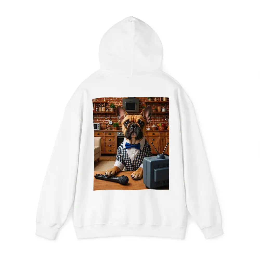 French Bulldog News Anchor Kitchen Studio – Hoodies