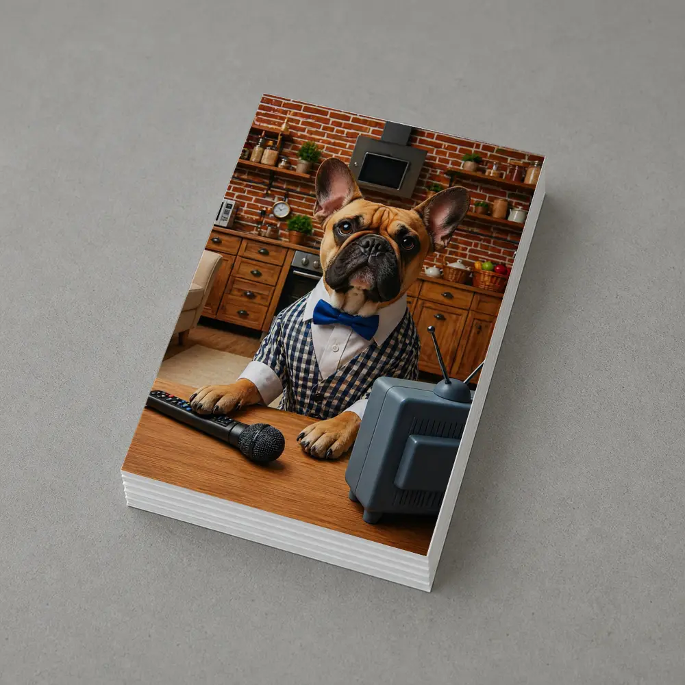 French Bulldog News Anchor Kitchen Studio – Postcards