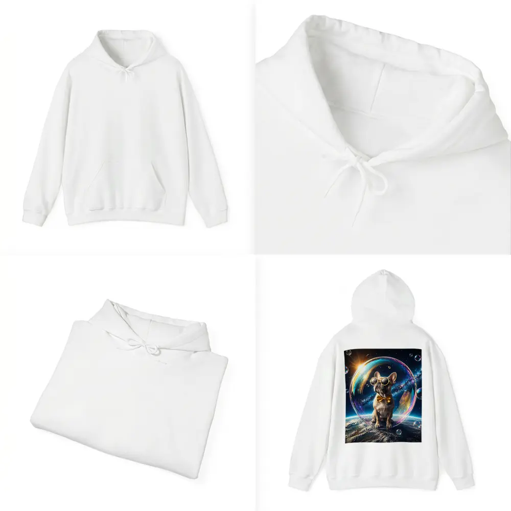 French Bulldog Space Galaxy Soap Bubble – Hoodies