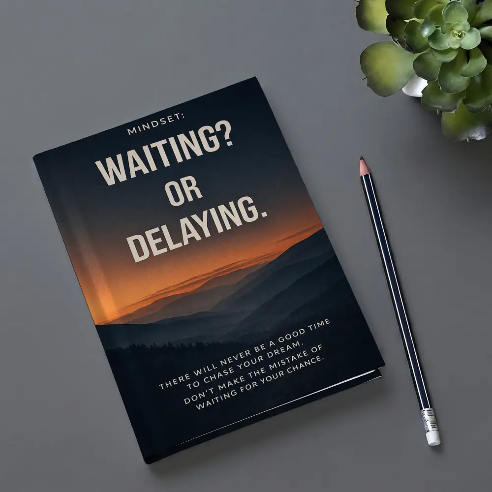 Mindset Waiting Or Delaying Motivational Quote – Notebooks