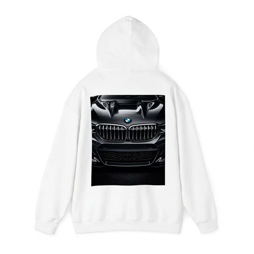 BMW X Dark Front View Close Up – Hoodies
