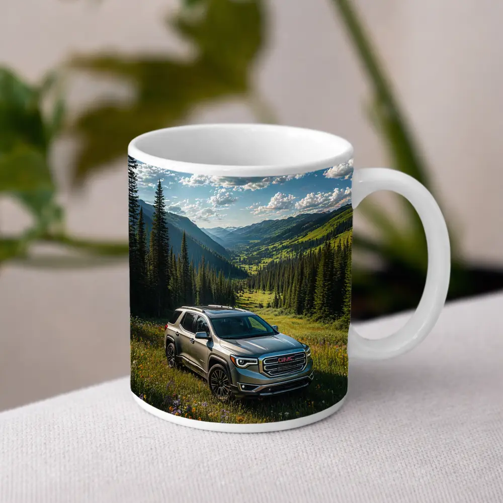 GMC Acadia Silver SUV Mountain Valley – Mugs