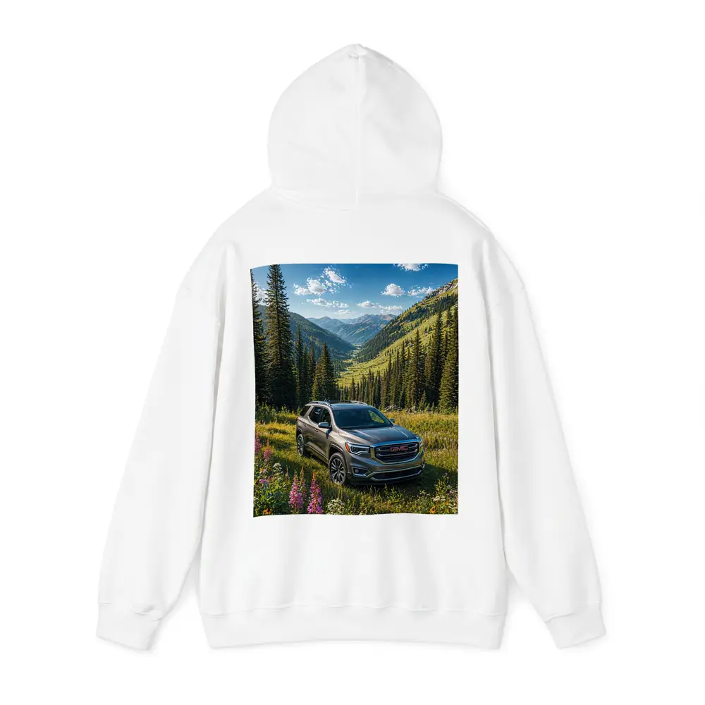 GMC Acadia Mountain Valley Green Landscape – Hoodies