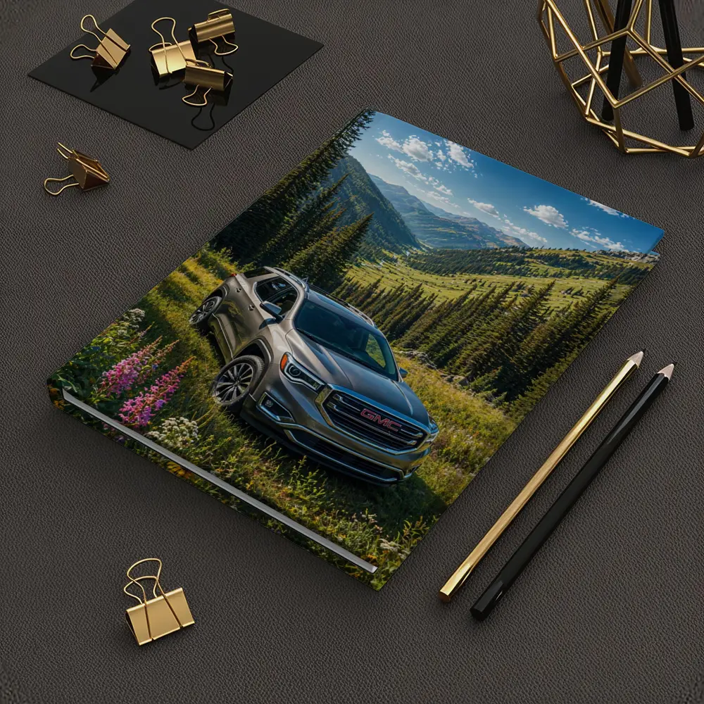 GMC Acadia Mountain Valley Green Landscape – Notebooks