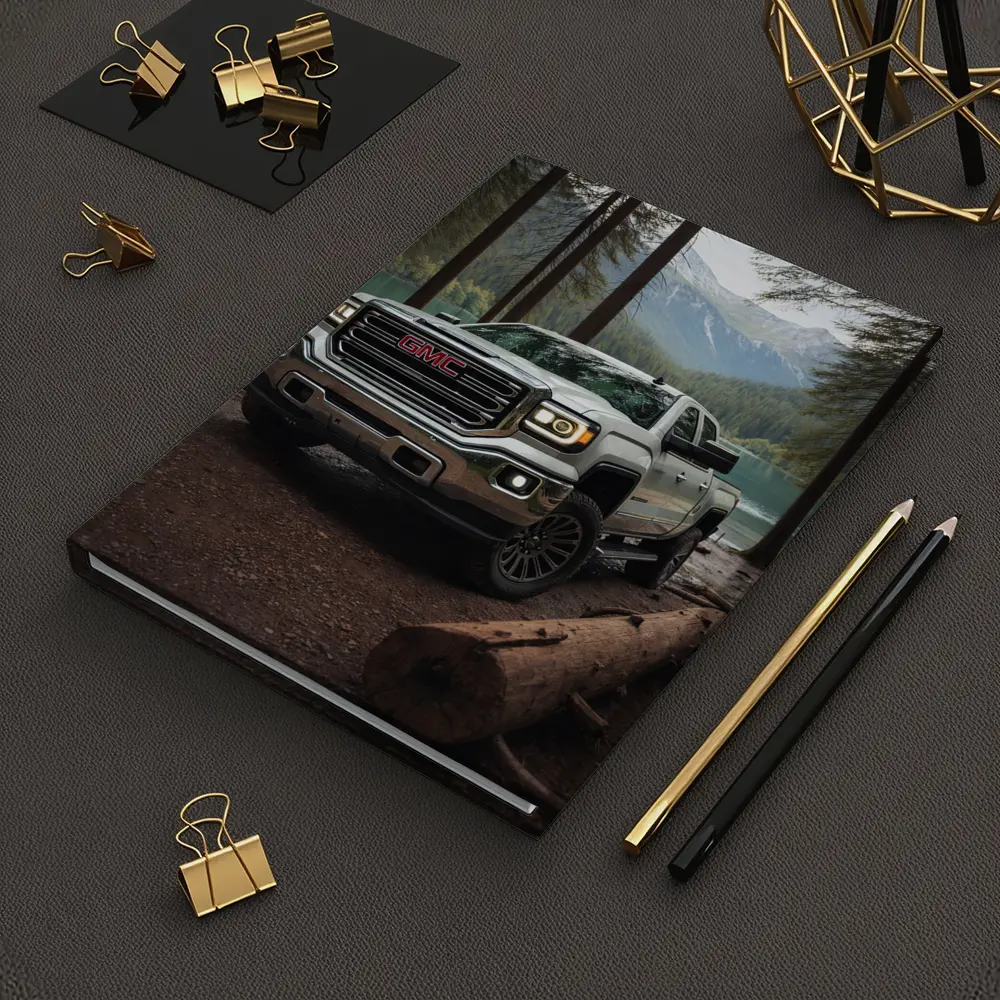 GMC Sierra Truck Forest Mountain Lake – Notebooks