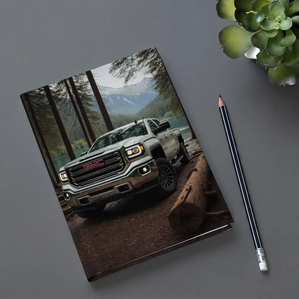GMC Sierra Truck Forest Mountain Lake – Notebooks