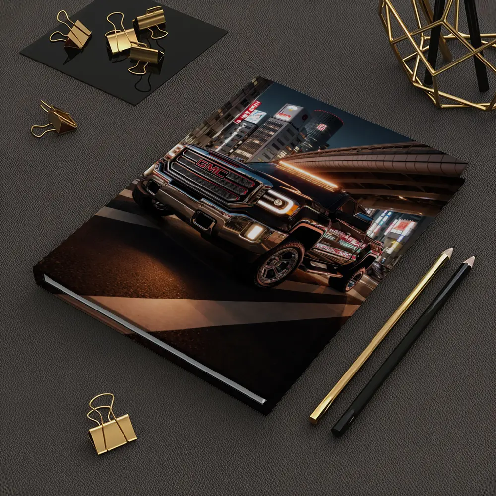 GMC Sierra Truck Tokyo City Night – Notebooks