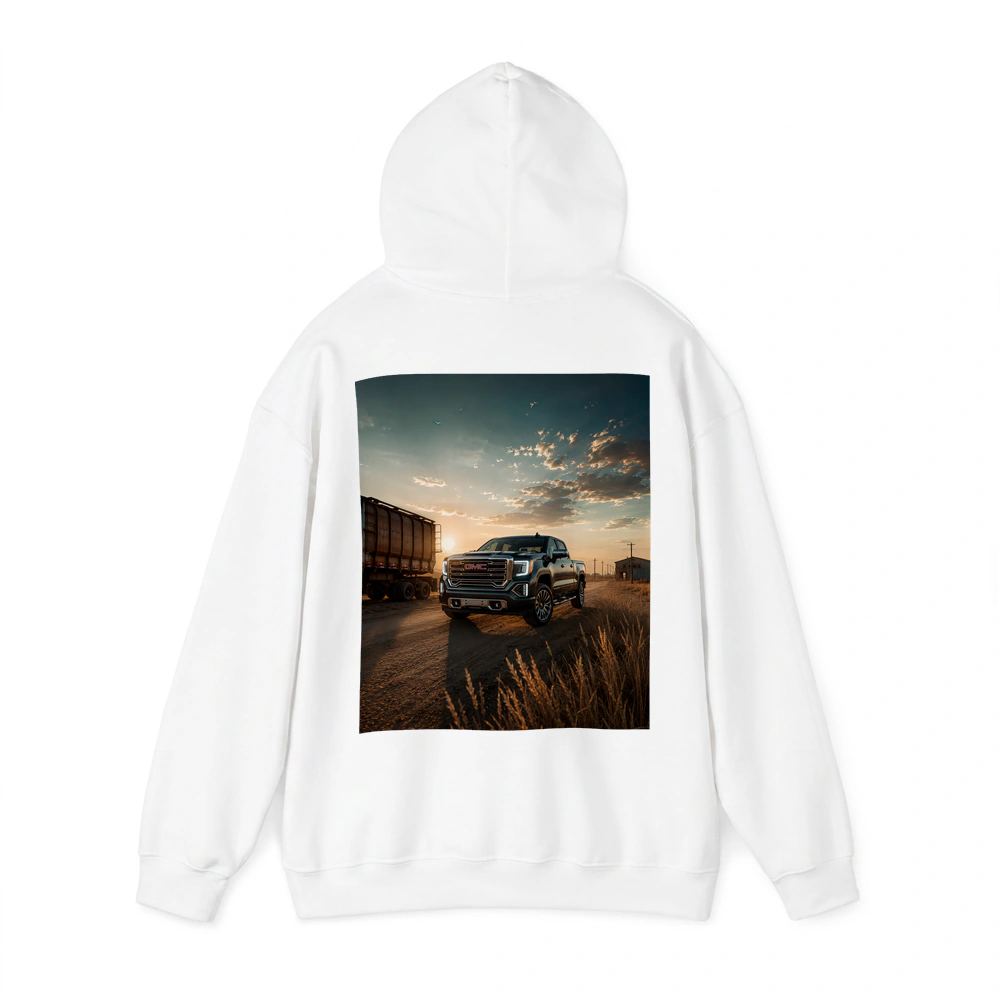 GMC Sierra Truck On Dusty Rural Road – Hoodies