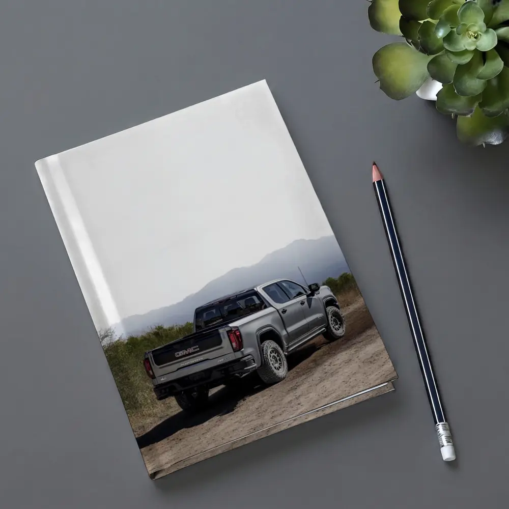 GMC Sierra Truck Dusty Dirt Road Mountains – Notebooks
