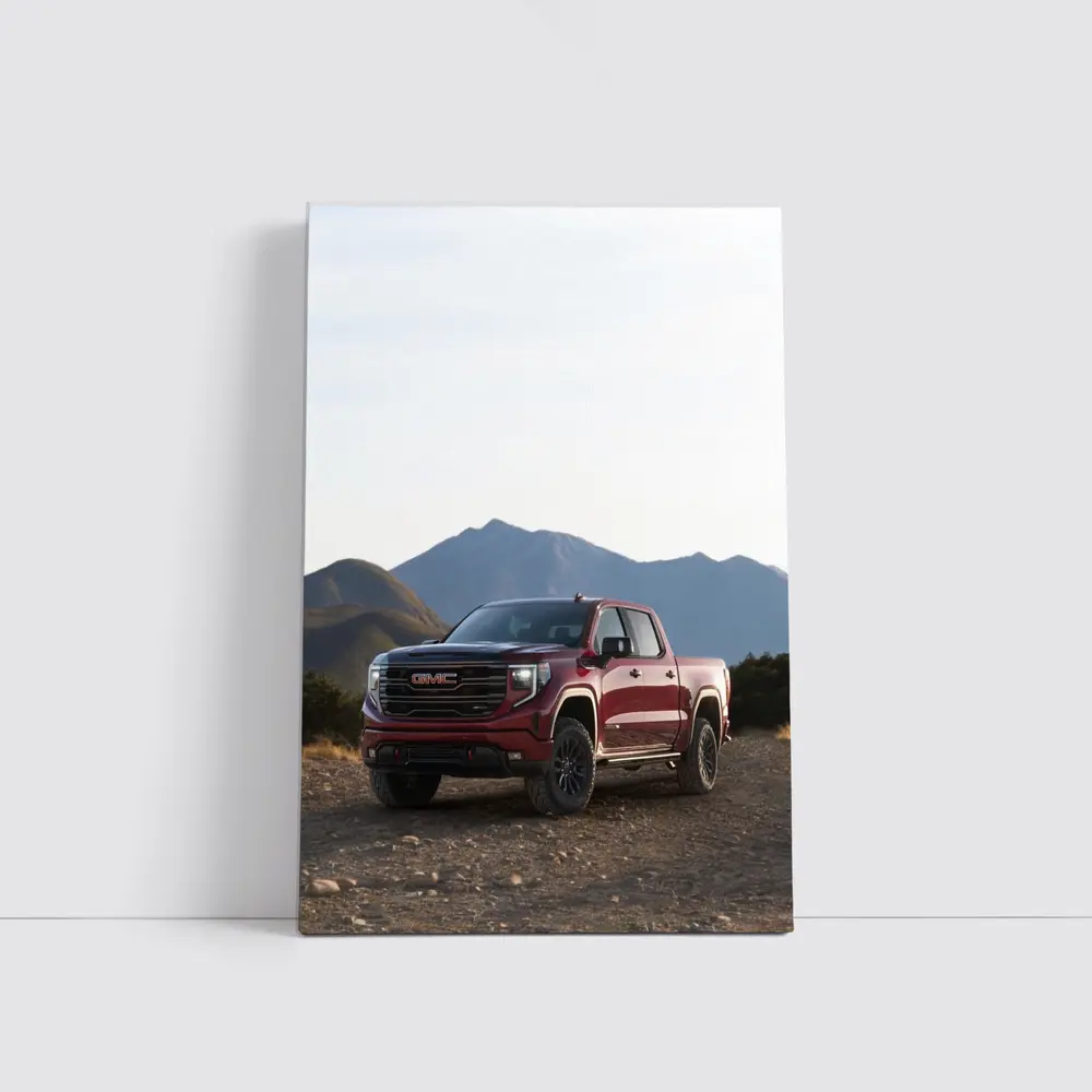 GMC Sierra Truck Rocky Mountain Desert – Wall Art