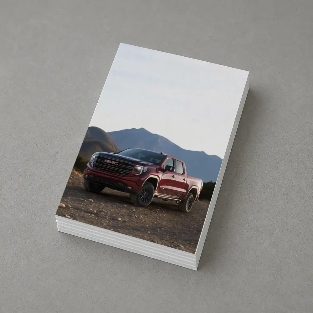 GMC Sierra Truck Rocky Mountain Desert – Postcards