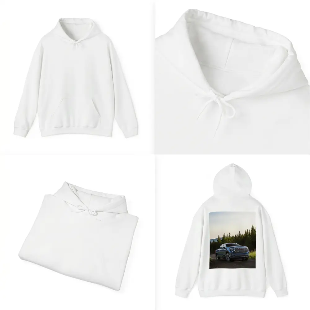 GMC Sierra Truck Forest Dirt Road – Hoodies