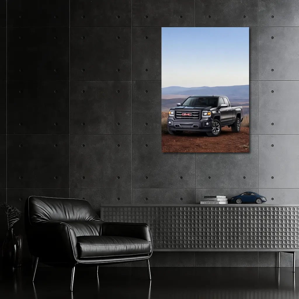GMC Sierra Truck Rugged Desert Terrain – Wall Art