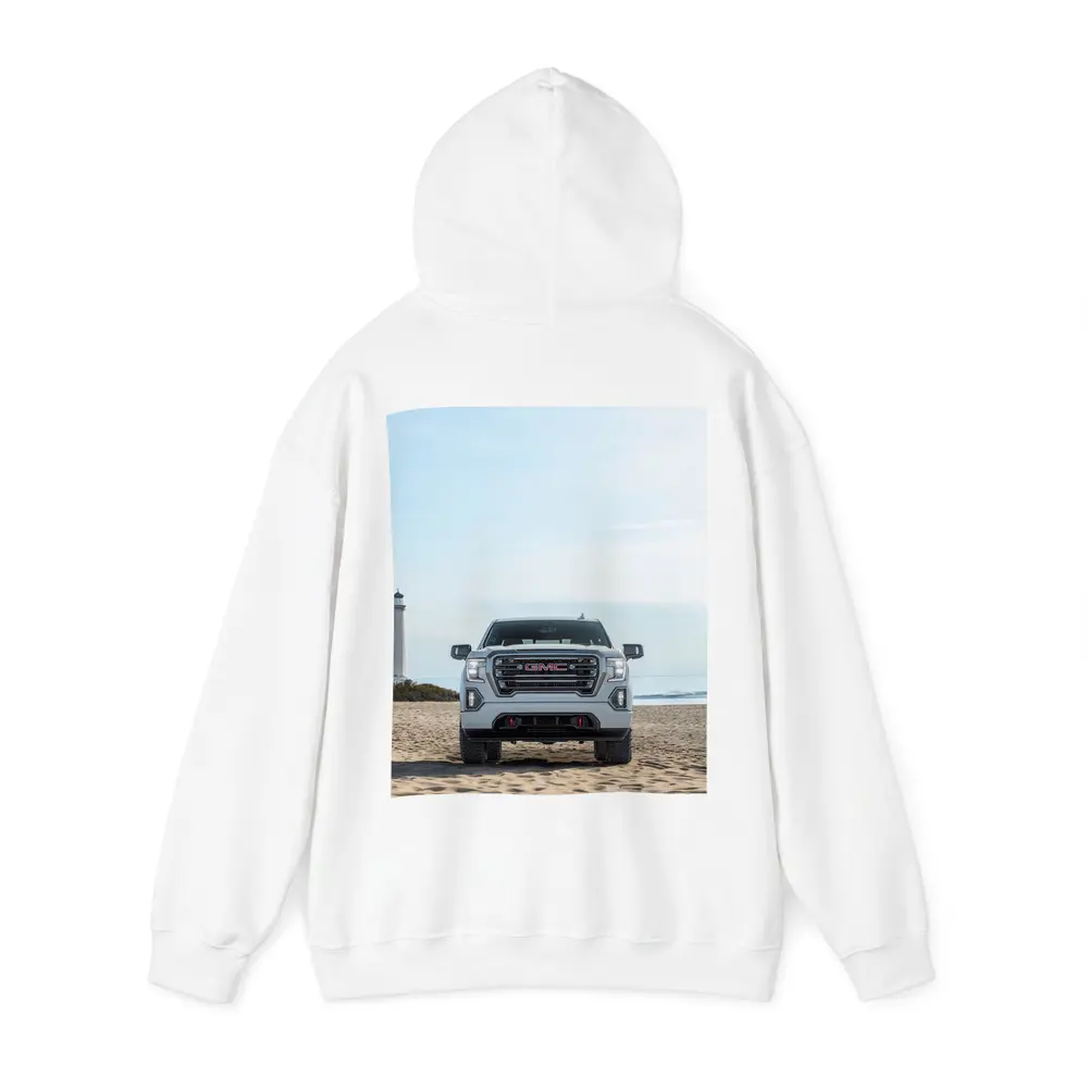GMC Sierra Truck on Sandy Beach – Hoodies