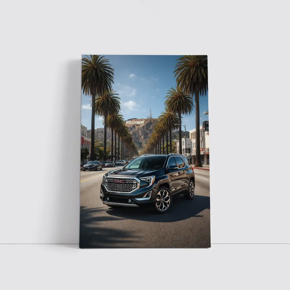 GMC Terrain Cruising Hollywood Boulevard Los Angeles – Wall Art
