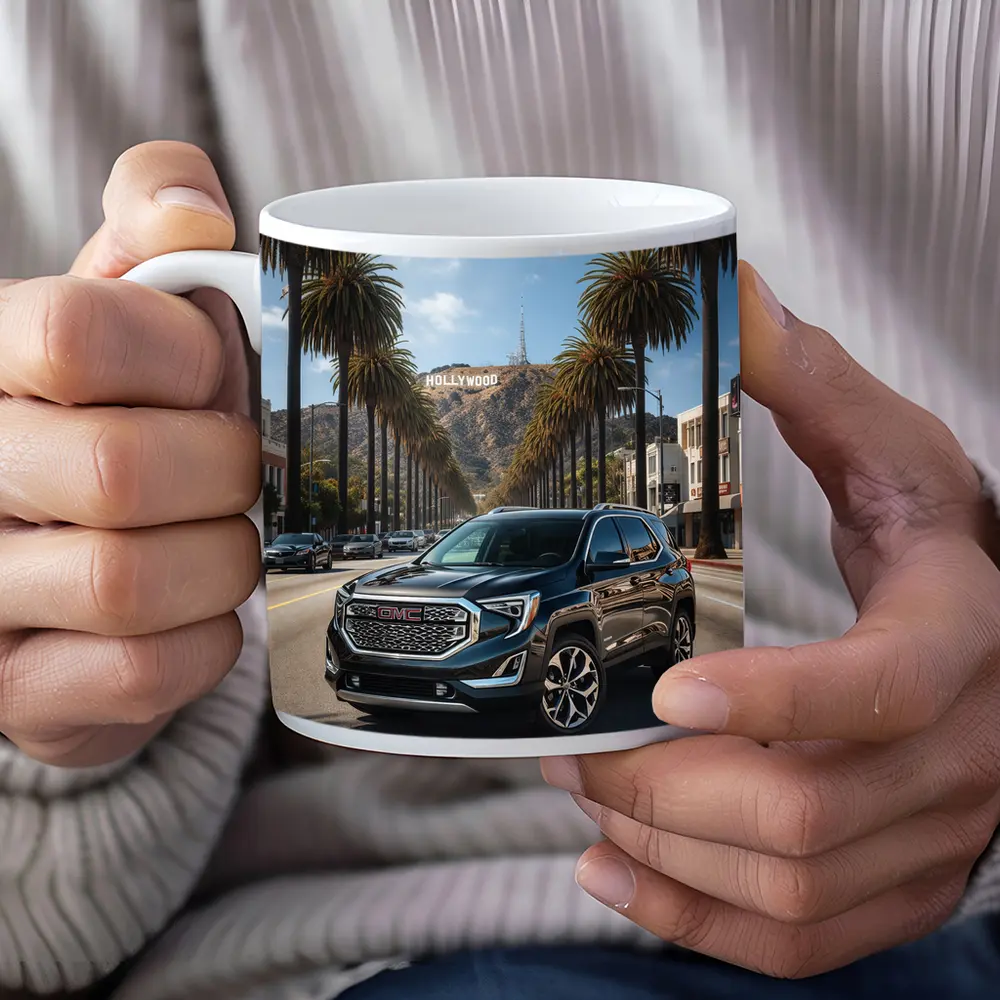 GMC Terrain Cruising Hollywood Boulevard Los Angeles – Mugs
