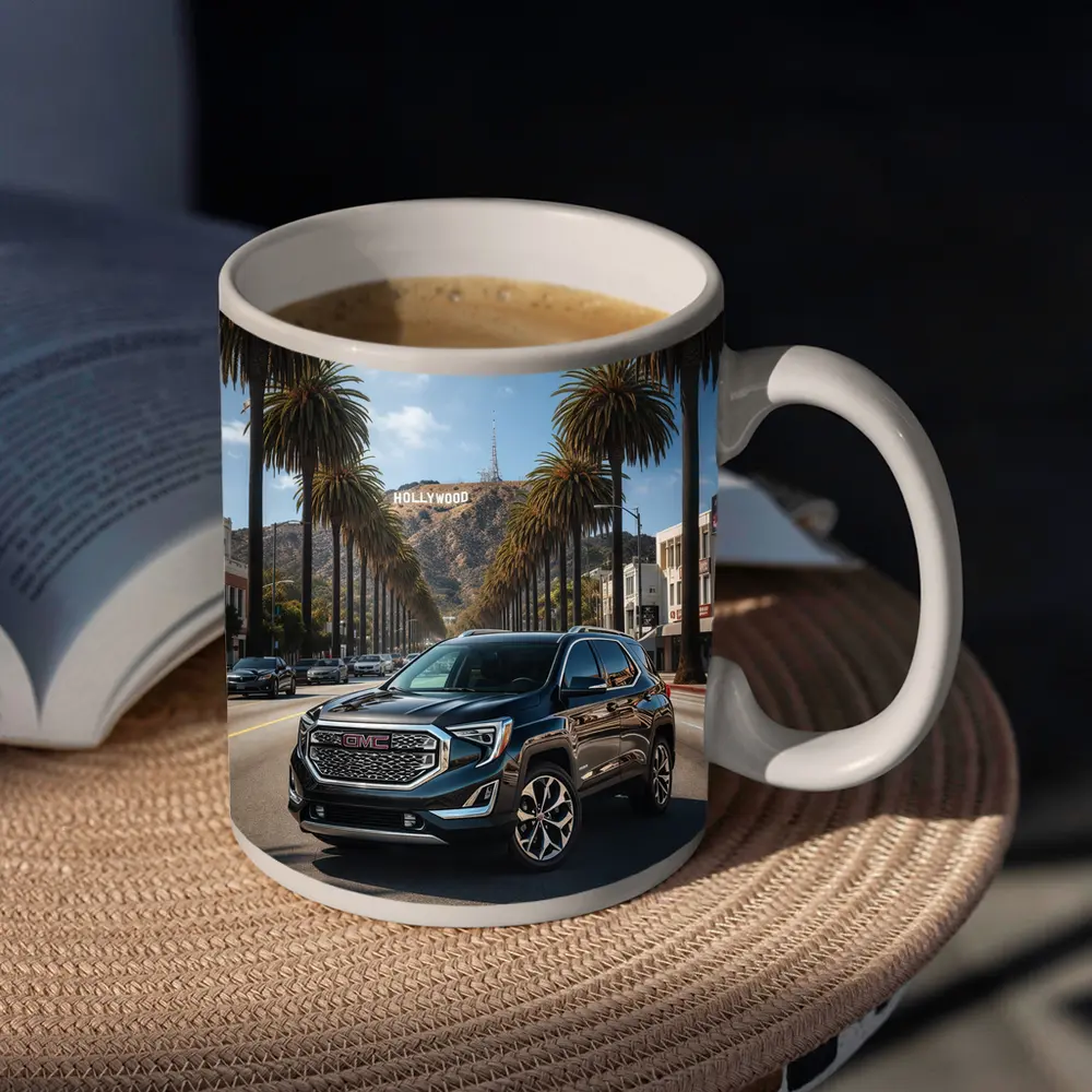 GMC Terrain Cruising Hollywood Boulevard Los Angeles – Mugs