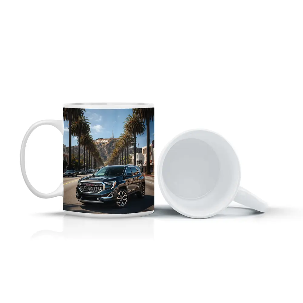GMC Terrain Cruising Hollywood Boulevard Los Angeles – Mugs