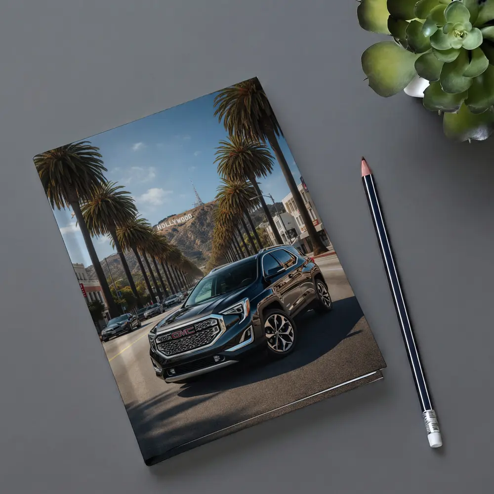 GMC Terrain Cruising Hollywood Boulevard Los Angeles – Notebooks