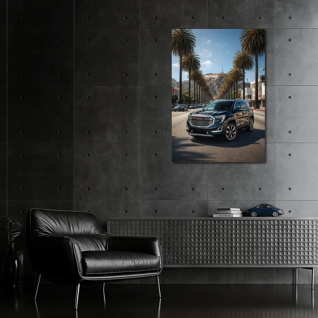 GMC Terrain Cruising Hollywood Boulevard Los Angeles – Wall Art