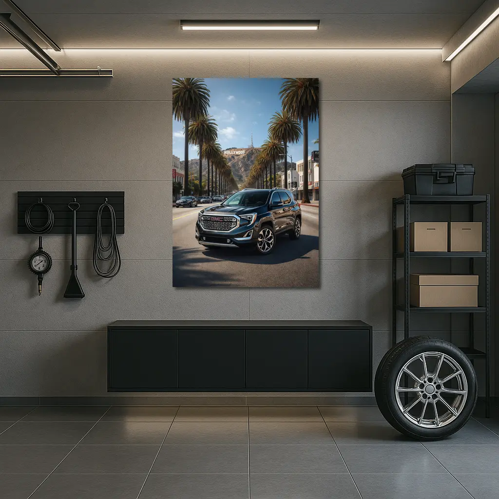 GMC Terrain Cruising Hollywood Boulevard Los Angeles – Wall Art