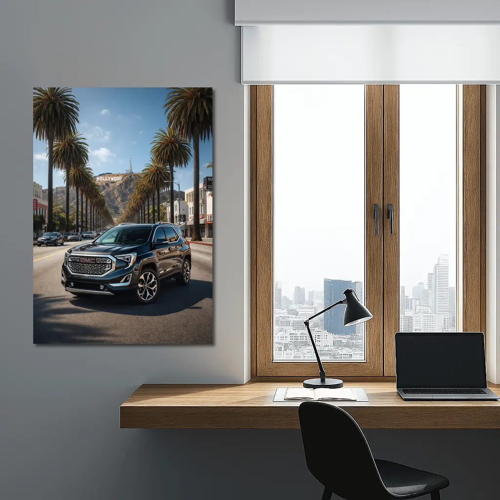 GMC Terrain Cruising Hollywood Boulevard Los Angeles – Wall Art