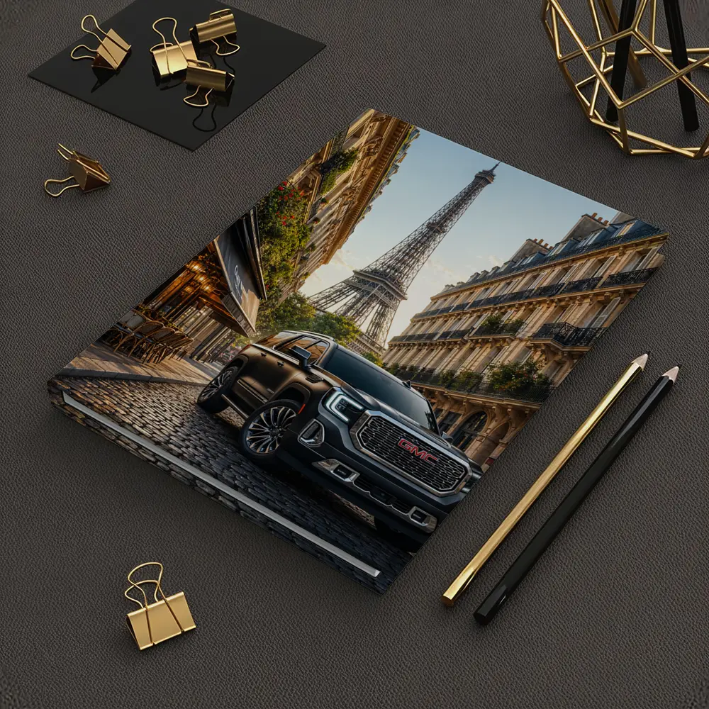 GMC Yukon SUV Paris Eiffel Tower Street – Notebooks
