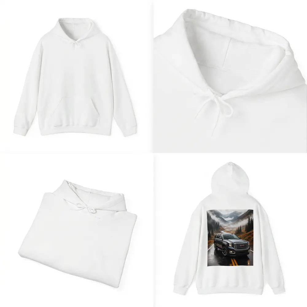 GMC Yukon Wet Mountain Road Foggy – Hoodies