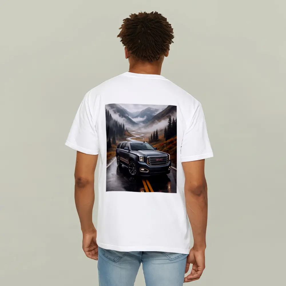 GMC Yukon Wet Mountain Road Foggy – T-Shirts