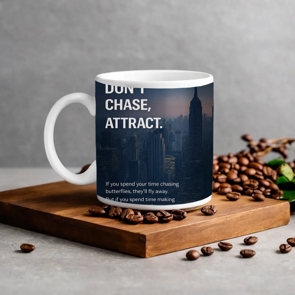Don't Chase Attract Mindset New York City – Mugs