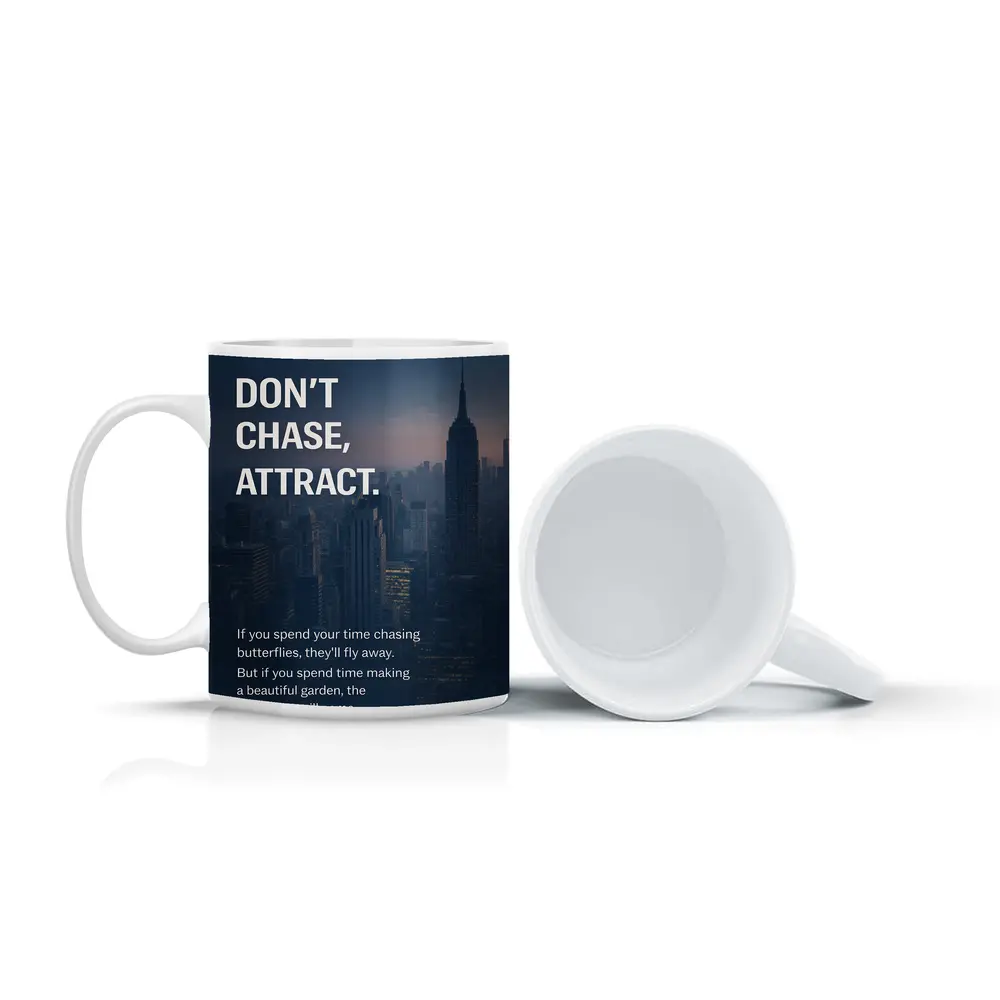 Don't Chase Attract Mindset New York City – Mugs